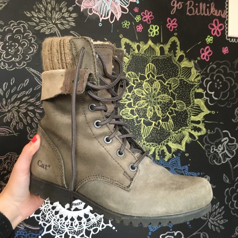 Military Green CAT boots